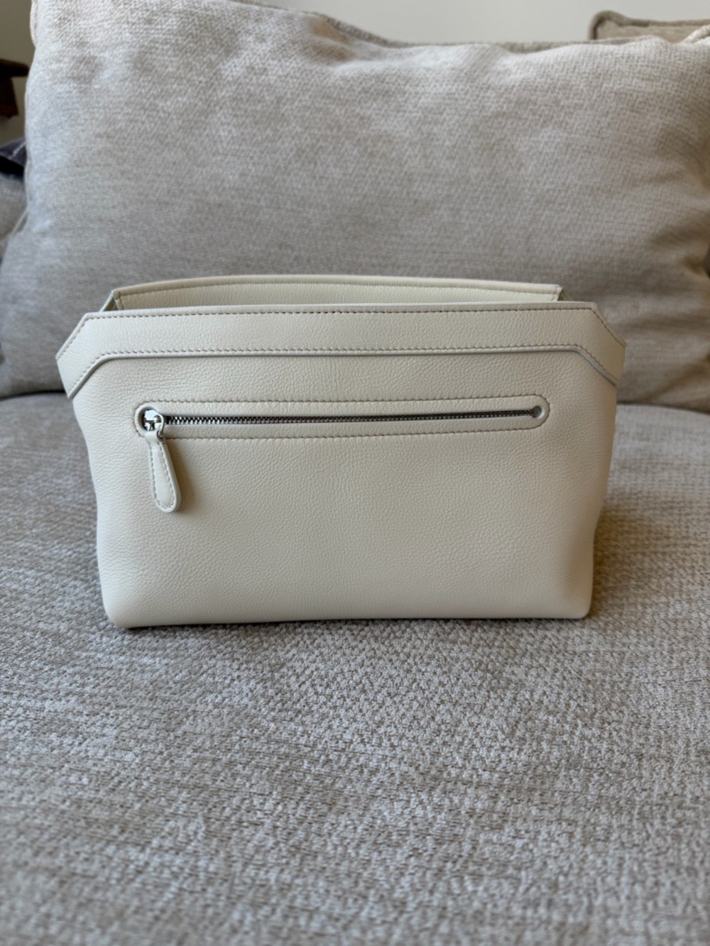 The Row Cream Clutch